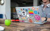 Stickers Barbie X20 En Plancha Troquelados Deco Notebooks 3