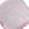 Cobija Personalizada Para Bebe Para Niñas - Rosa 3