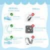 Beboan Clips De Silicona Para Chupete Para Bebés, 1