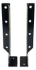 Suporte Viga Parede Pergolado Madeiramento 5x20cm Aço 2mm 1 Suporte Viga Parede Pergolado Madeiramento 5x20cm Aço 2mm 1