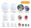 8 Pieces Sphere Silicone Molds Ball Resin Molds 6