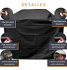 Funda Parrilla Americana Tela Premium Impermeable 125x135x60 2