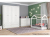Berço / Mini Cama Infantil Montessoriano 2 Em 1 Branco - He 4