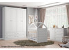 Berço / Mini Cama Infantil Montessoriano 2 Em 1 Branco - He 5