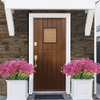 12 Paquetes De Flores Moradas Artificiales Para Exterior 4