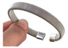 Luli Pulsera Acero Quirurgico Malla Rigida Ajustable 0