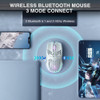 Solakaka Mouse Inalmbrico Blanco Para Juegos Bluetooth Con C 2