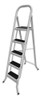 Escalera Metalica Plegable 5 Escalones No Aluminio Familiar 0