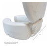 Eleva Inodoro Asiento Suplemento Apoyo+ Pasamano Barra 30cm 3
