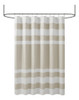 Cortina Ducha Microfibra Gris Pardo Absorbe Humedad 6
