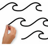 Vinilo Decorativo Pared [7mpjsyxz] Olas 4