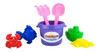 Set Playa Balde Pala Rastrillo Y 4 Moldes Chichess 2