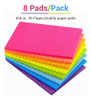 Tamak 4x6 Notas Adhesivas Forradas Pegatinas De Postes Con R 2