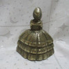 Campana Bronce Figura Dama Antigua 6.5cm Completa Con Badajo 1
