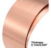 Folha De Cobre 1000 X 50 X 0,1 Mm, Rolo De Cobre, 1 Unidade 2