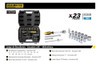 Juego Tubos Bocallaves 23 Piezas Métricas 3/8'' Crossmaster 1