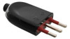 Adaptador - Ficha Macho 3 En Linea 10 Amp - Negra | Vivion 0