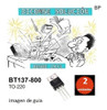 Bt137-800 Bt137 Triac To220 X 2 Unidades 0