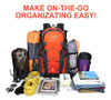 Mochila Naranja Senderismo Liviana Impermeable 35l 4