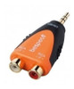 Adaptador 2 Rca Hembra A Miniplug Stereo Bespeco Slad380 4