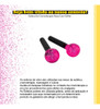 Kit Esferas Rosa Cromoterapia E Massagem Facial Com Glitter 1