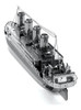 Diy 3d Titanic Em Metal Prata Prateado Para Montar Em Casa 2