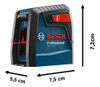 Nivel Láser De Líneas Bosch Gll 2-12 3