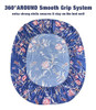 Jsd Juego De Sábanas Con Estampado Floral Azul Marino Tamaño 1