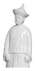 Escultura Chinesa Cerâmica Homem Branco Maison Blanch 1