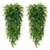 2 Pendentes Eucalipto Jardim Vertical Folhagem Toque Realist 0