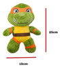 Tortugas Ninja De Peluche Michelangelo Tortuga Naranja 1