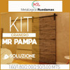 Kit Granero Mr Pampa 1,60 M. Negro Ruedamas Interior Hogar 2