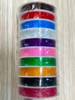 10 Rolo Fio Elástico Coloridos De Silicone P/pulseiras 1.0mm 1