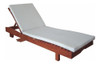 Colchoneta P/ Reposera En Ecocuero Impermeable 185 X 65 X 5 0