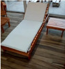 Colchoneta P/ Reposera En Ecocuero Impermeable 185 X 65 X 5 2