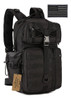 Mochila Tactica Negra Nylon Resiliente Con Parche Arcenciel 0