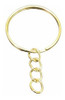 Argolla Para Llavero C/ Cadena, Oro, Oferta X 100 Unidades 0