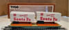 D_t Tyco Flat Car  Santa Fe  Usado 1