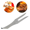 Tenedor Parrillero Pinche Asado Mango Silicona Trinchero 2