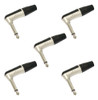 Kit C/ 5 Plugs P10 90° Mono Rp2rc Rean By Neutrik 0