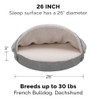 Furhaven 26  Cama Redonda De Espuma Viscoelástica Para Perro 1