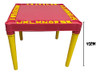Mesa / Mesinha Infantil 2 Cadeiras Plástica Educativo Tritec 4