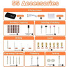 Hardell Mini Herramienta Rotativa Inalámbrica, 5 Velocidades 1