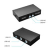 2 Puertos Usb 2.0 Compartir Interruptor Caja Manual Parte Ej 2