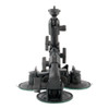 Delkin Ddmnt Triple Fat Gecko Three Arm Suction Mount 1