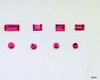 8 Rubíes Corindones Pequeños-rectangulares Y Circulares 0