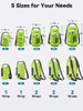 Bolso Impermeable Resistente Al Agua 20l Verde Limon 1