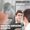 Espejo De Baño Ajustable Con Squeegee, Rotación 360° 5