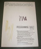 Scanner Digital Codigo Barra Panasonic +hoja De Programación 7