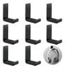 8 Peças De Suporte De Fone De Ouvido De Parede, Suporte De G 0